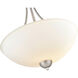 Ivey Lake 2 Light 15 inch Satin Nickel Indoor Pendant Ceiling Light
